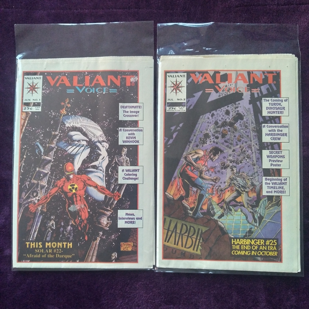 Valiant Voice Newsletter #1 & #2